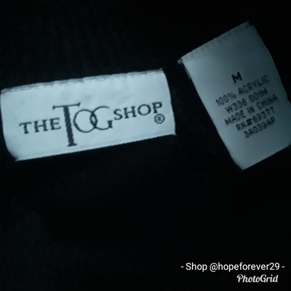 Vintage Zip up mock turtleneck black sweater med. - Picture 3 of 5